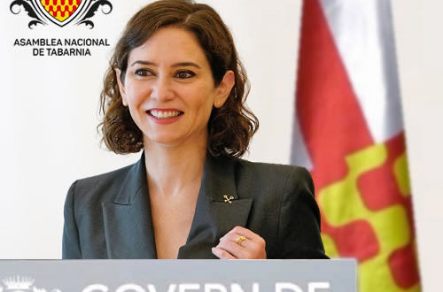 ImagendeAyuso y Bandera de Tabarnia