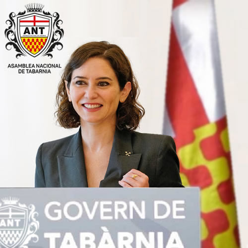 ImagendeAyuso y Bandera de Tabarnia